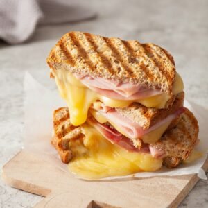 grilled ham and cheese sandwich