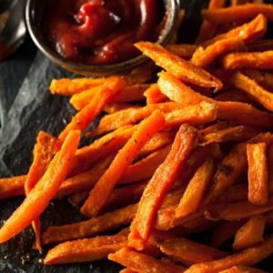 Homemade Orange Sweet Potato Fries